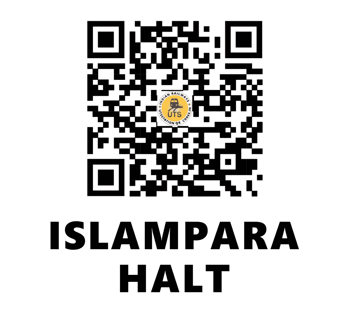 UTS QR Code for ISLAMPARA HALT - IPRA (ER - WEST BENGAL)